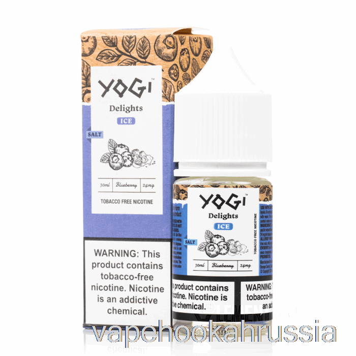 Vape Russia черничная ледяная соль - Yogi Deliance - 30мл 50мг